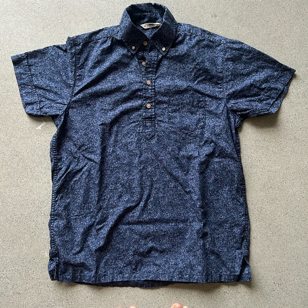 3sixteen short sleeve floral popover - S